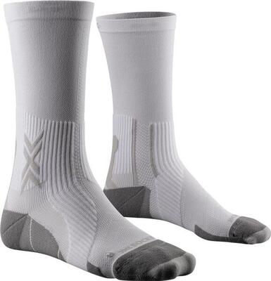 X-socks run perform crew white grey
