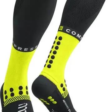Compressport Full Winter Run Socks Black/Fluorescent Yellow