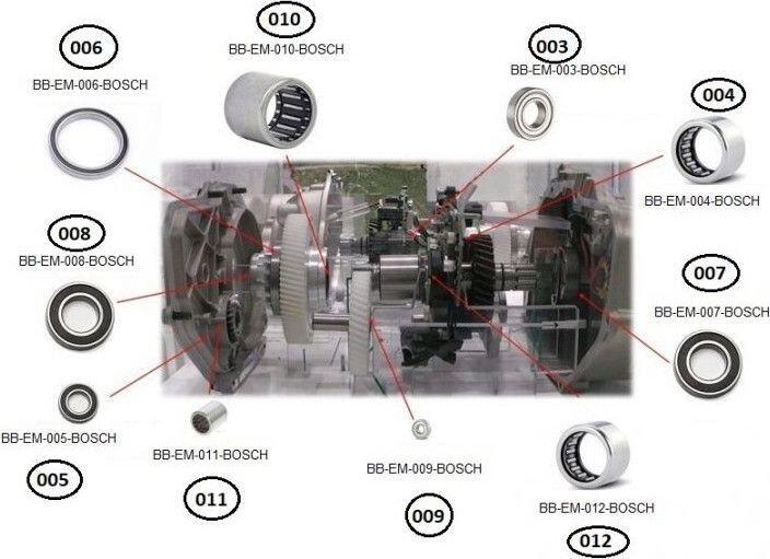 Toma de corriente del motor Black Bearing Performance Line/CX Repère 004 Bosch G 2/2
