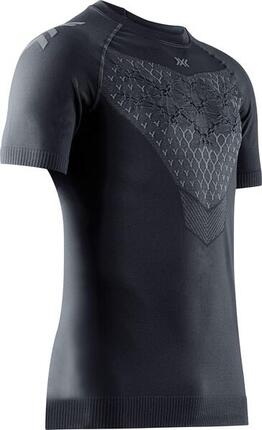 X-Bionic Twyce Run Kurzarm Trikot Schwarz/Dunkelgrau Herren