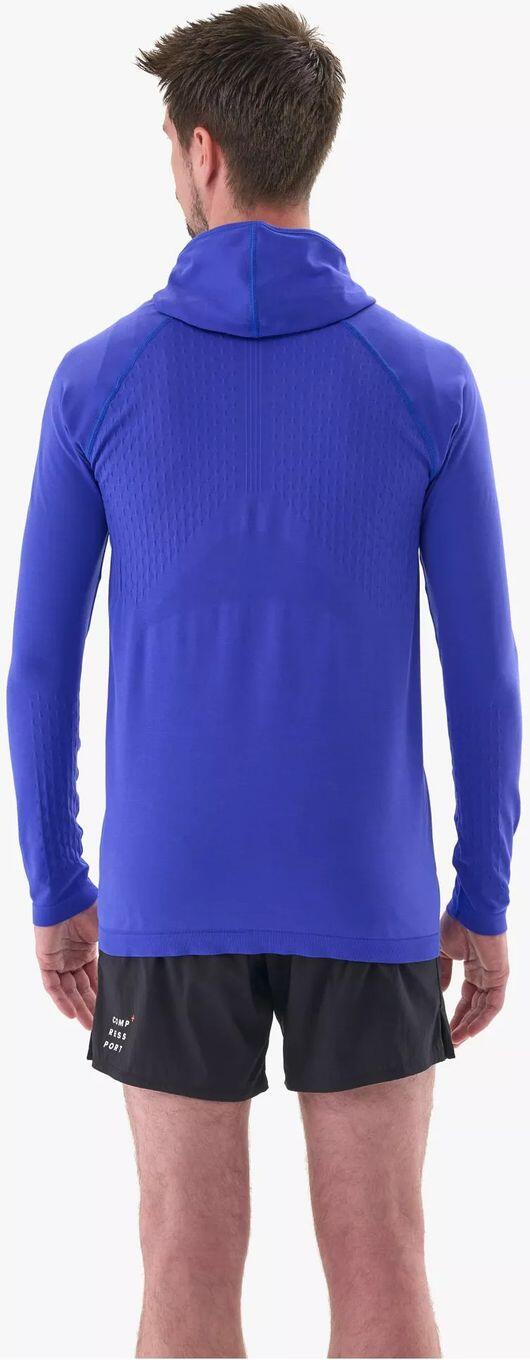 Compressport 3D Veste Thermo Capucha sin costuras Azul 2/7