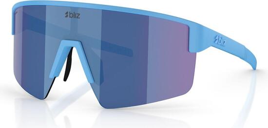 Unisex-Brille Bliz P004 Mattblau/Blau
