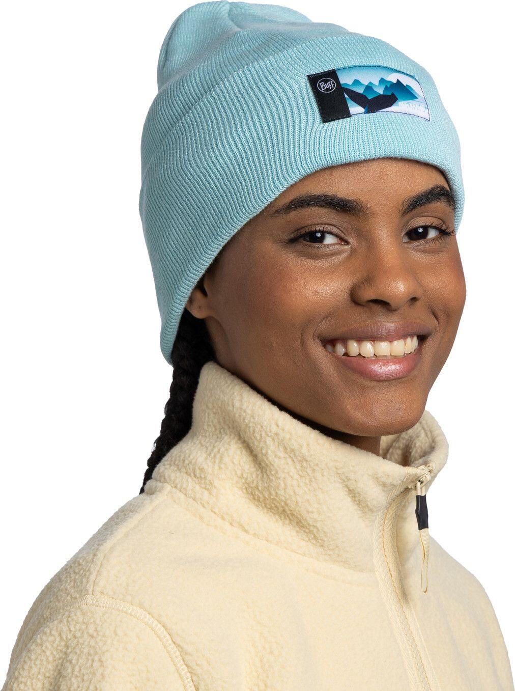 Bonnet Buff Tricoté Lilon Gem Bleu 4/4