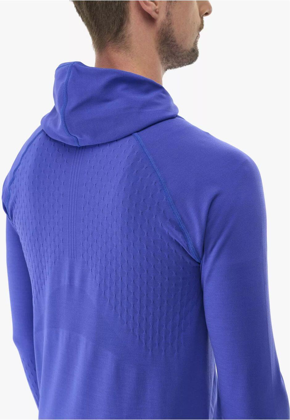 Compressport 3D Veste Thermo Capucha sin costuras Azul 4/7