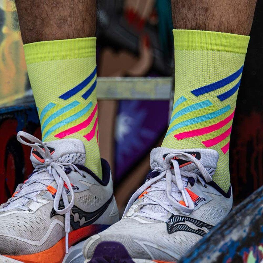 Calcetines BV Sport Light Run Miami Verde/Azul 3/3