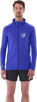 Veste à Capuche Compressport 3D Thermo Seamless Bleu Homme