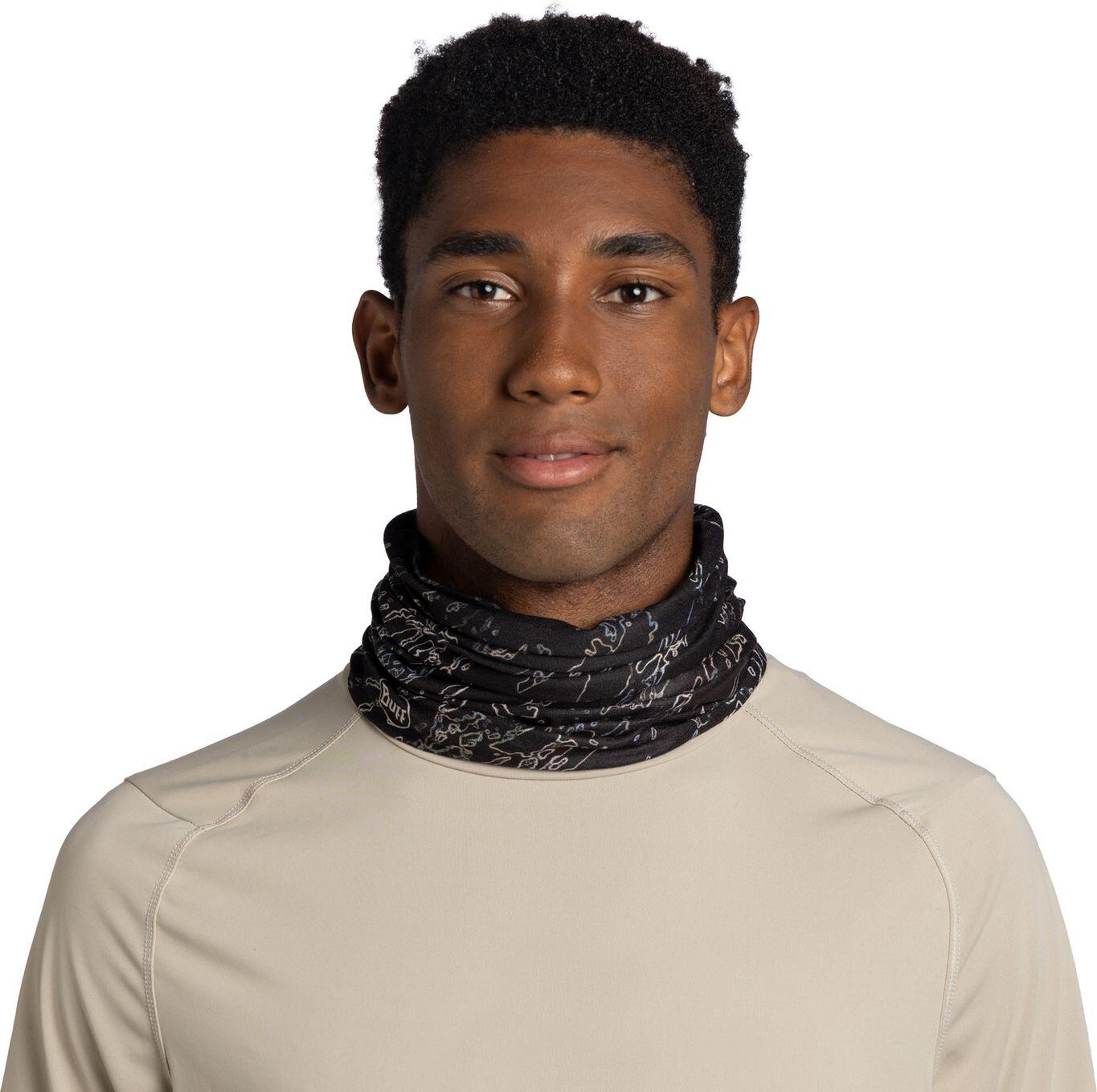 Braga de cuello CoolNet UV® Unisex Buff Negro 3/7