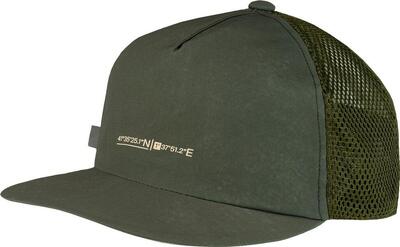 Unisex buff pack trucker khaki cap