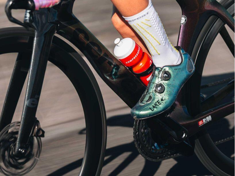 Bidón para bicicleta Compressport 750ml Rojo/Blanco 6/7