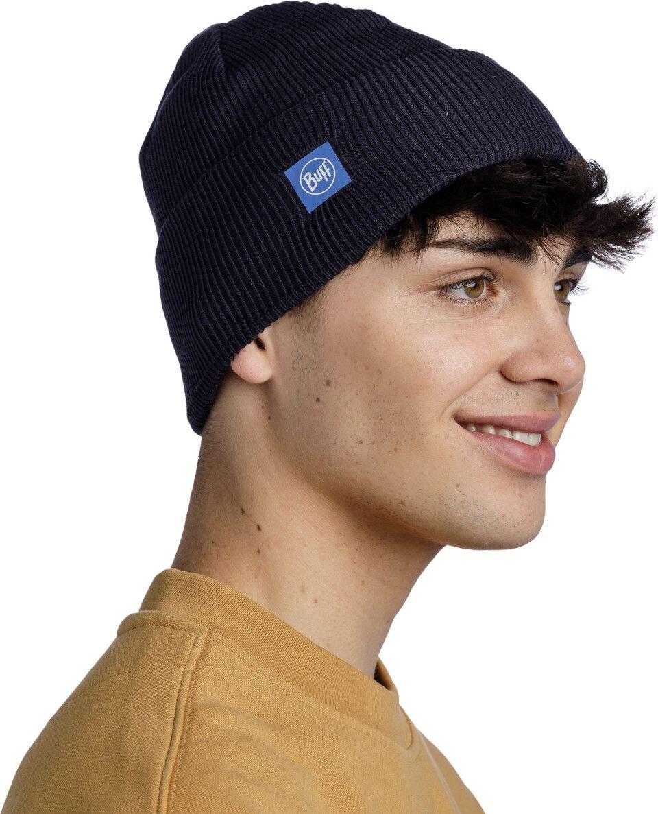 Bonnet Unisexe Buff Crossknit Bleu Foncé 3/7