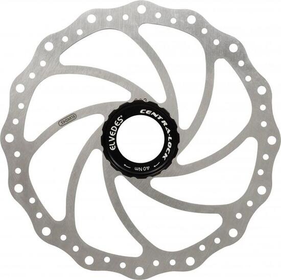 Disque Elvedes SC Rotor CentreLock Argent 180 mm