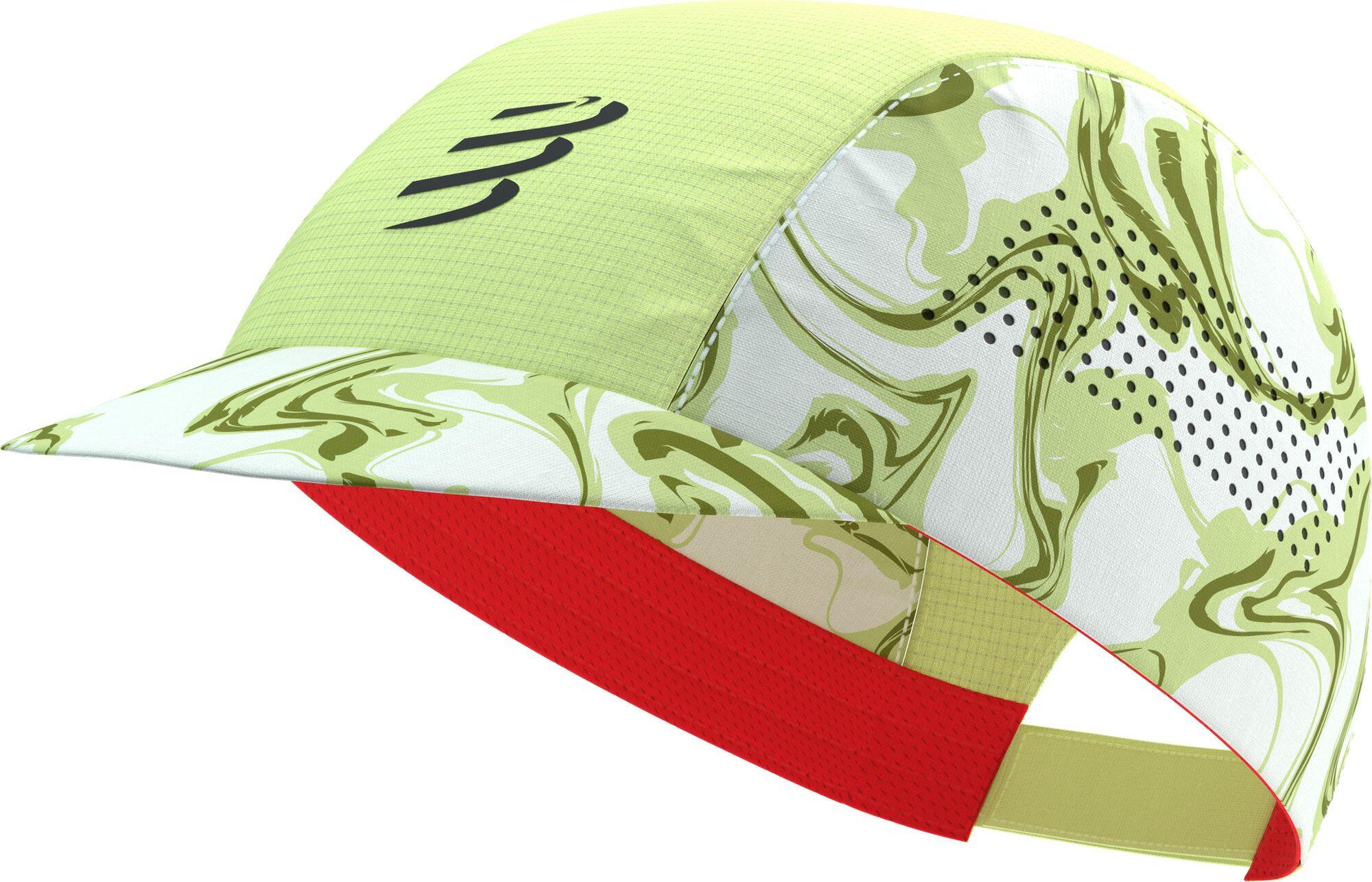 Gorra Compressport Pro Racing Verde/Rojo 3/6