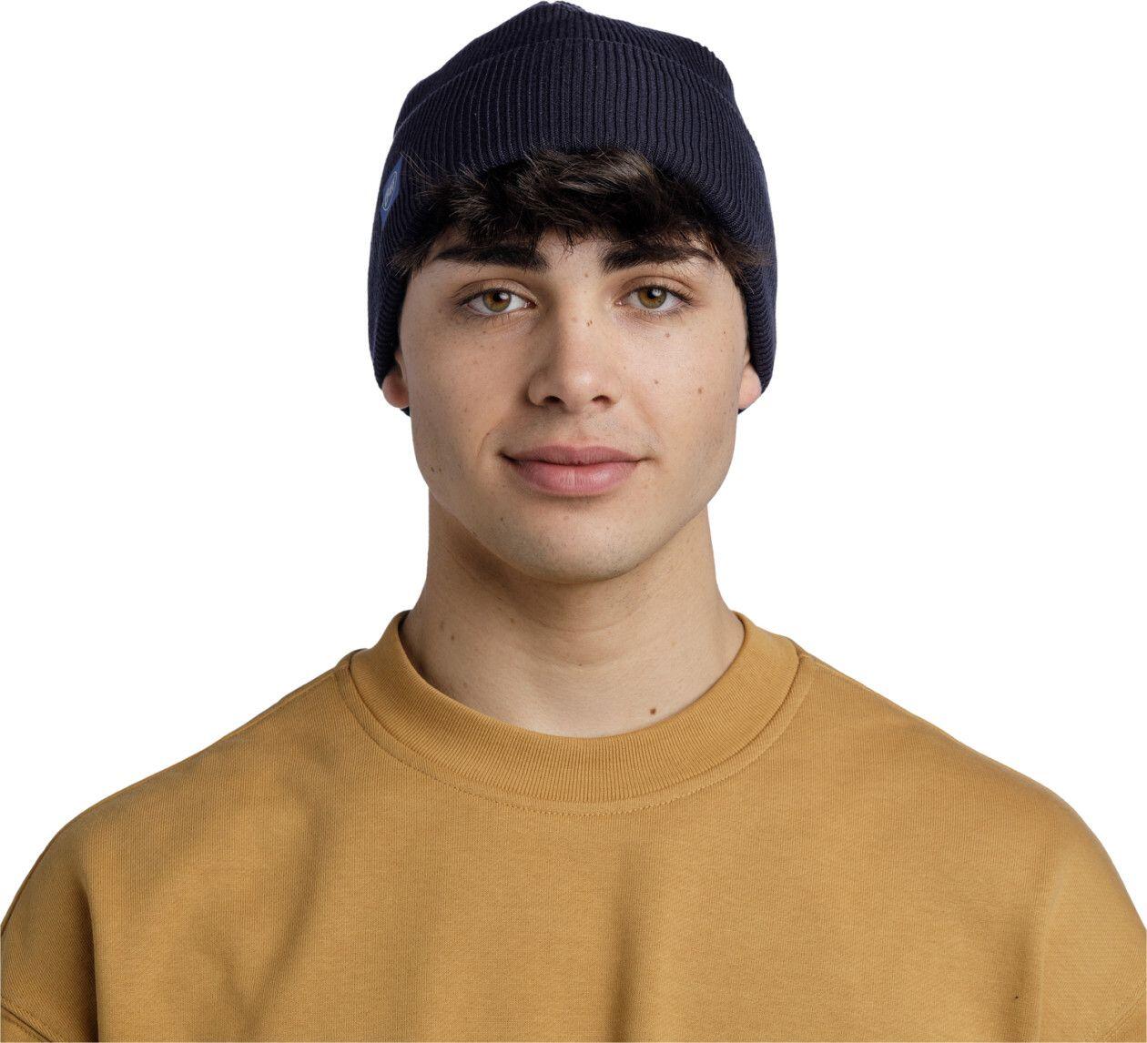 Bonnet Unisexe Buff Crossknit Bleu Foncé 4/7