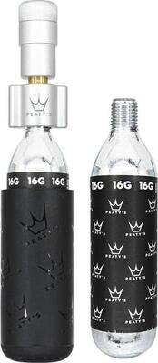 Holeshot co2-bandenvuller - road & gravel (16 g) - zilver