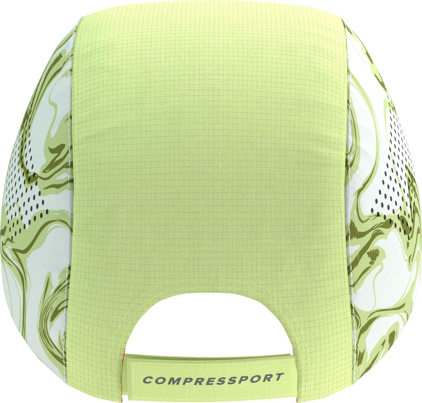 Gorra Compressport Pro Racing Verde/Rojo 5/6