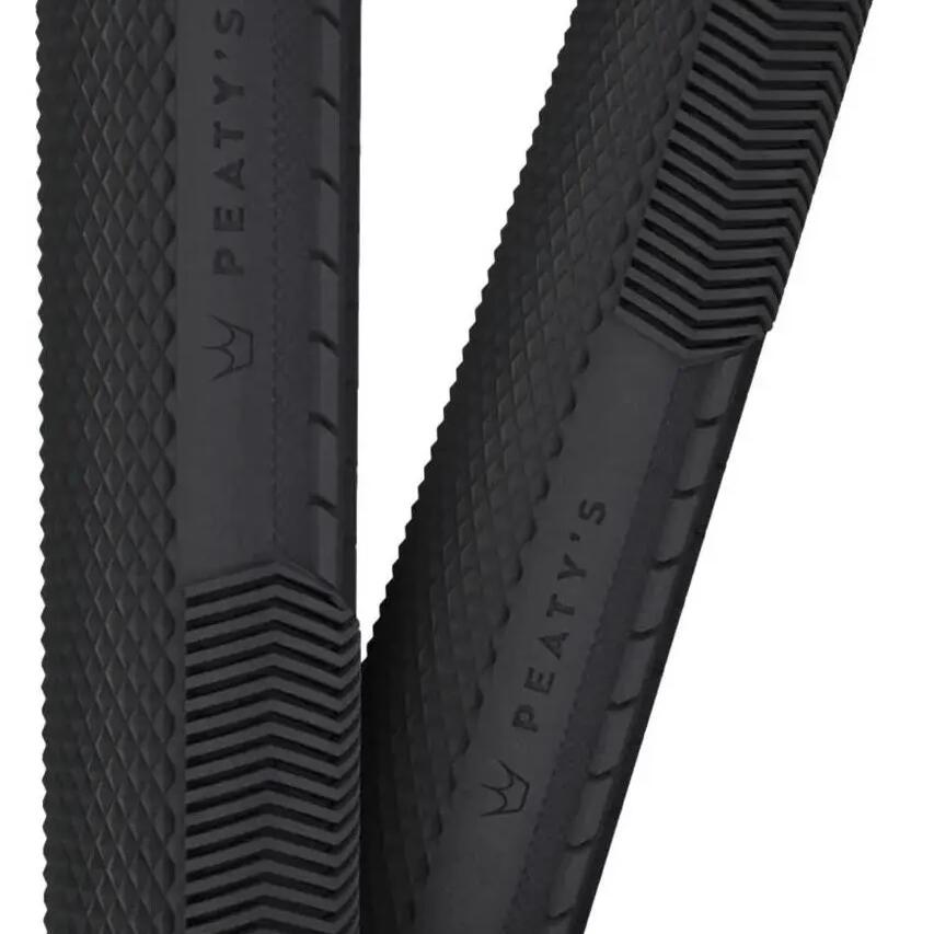 Pair of Peaty's Monarch Knurl Grips Black