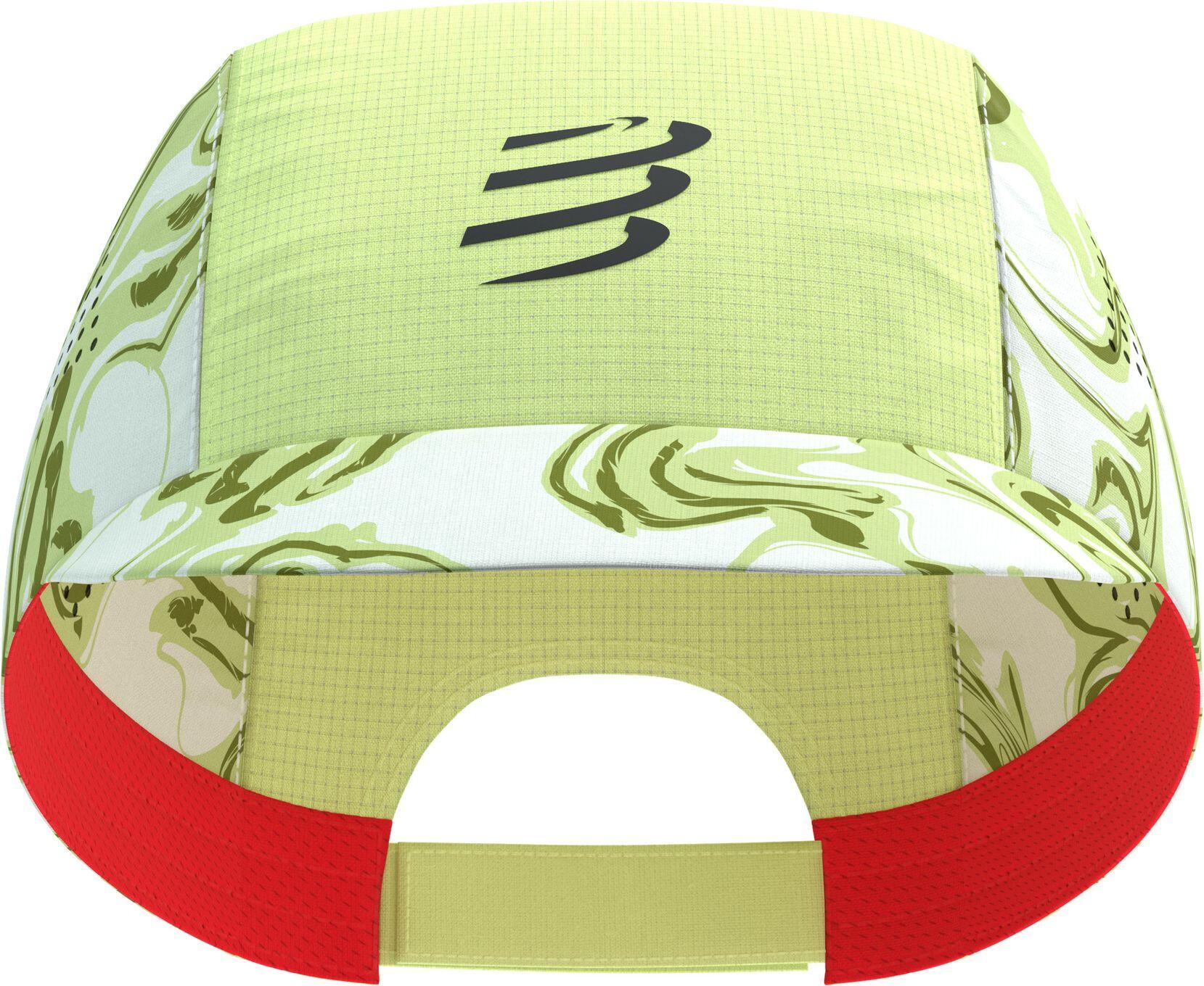 Gorra Compressport Pro Racing Verde/Rojo 4/6
