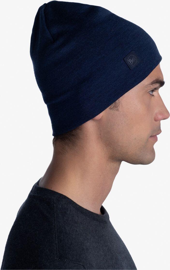 Gorro Merino Midweight Unisex Buff Azul oscuro 3/7