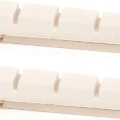 Elvedes Rim Brake Blocks for Road Bikes (1 Pair) 55mm White