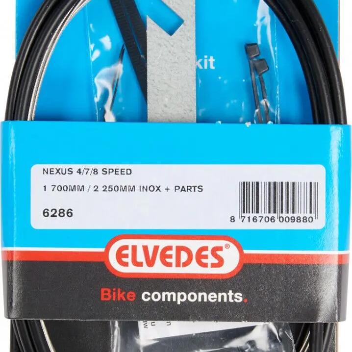 Elvedes Transmission Cable for Shimano Nexus 4/7/8 S Black