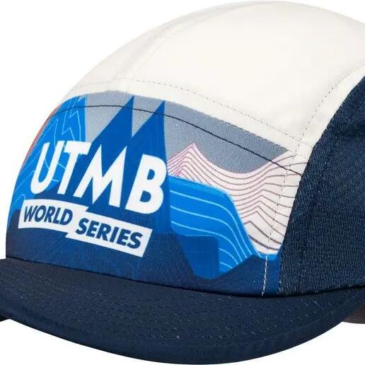 Buff 5 Panel Go Cap - UTMB 2025 White/Blue