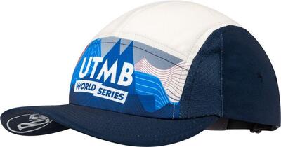 Buff 5 panel go cap - utmb 2025 blauw