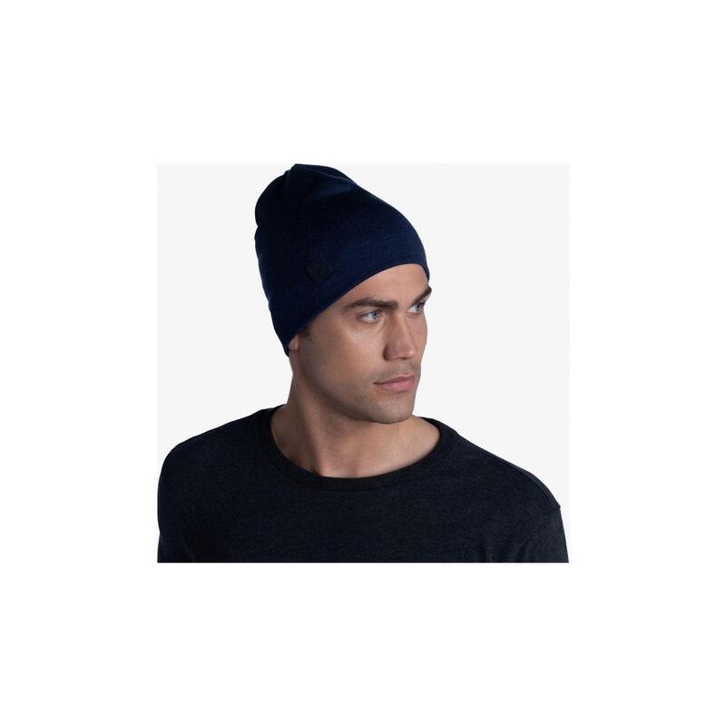 Czapka Merino Midweight Beanie - Melange Night Blue