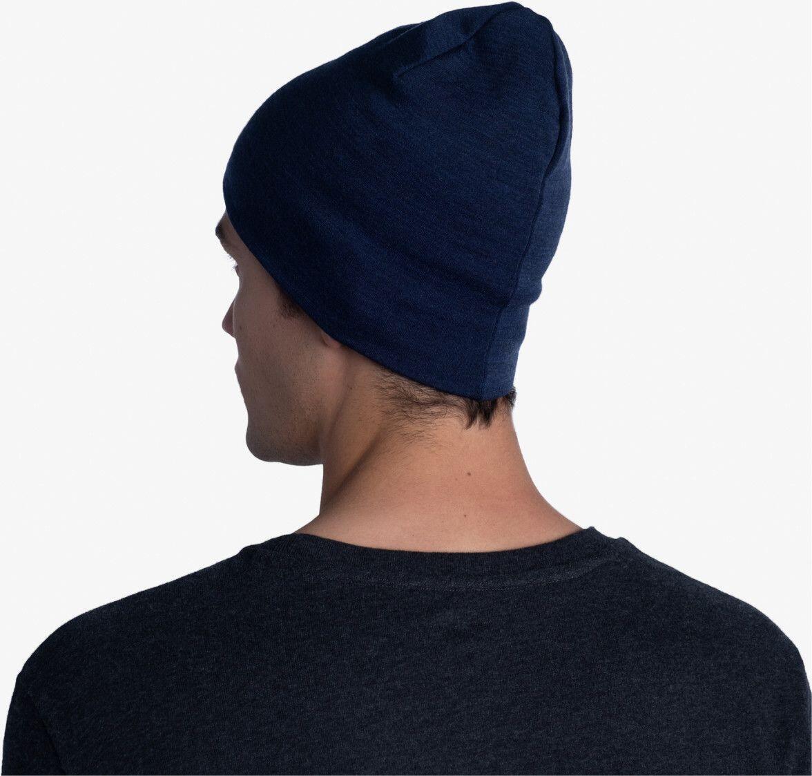 Gorro Merino Midweight Unisex Buff Azul oscuro 4/7