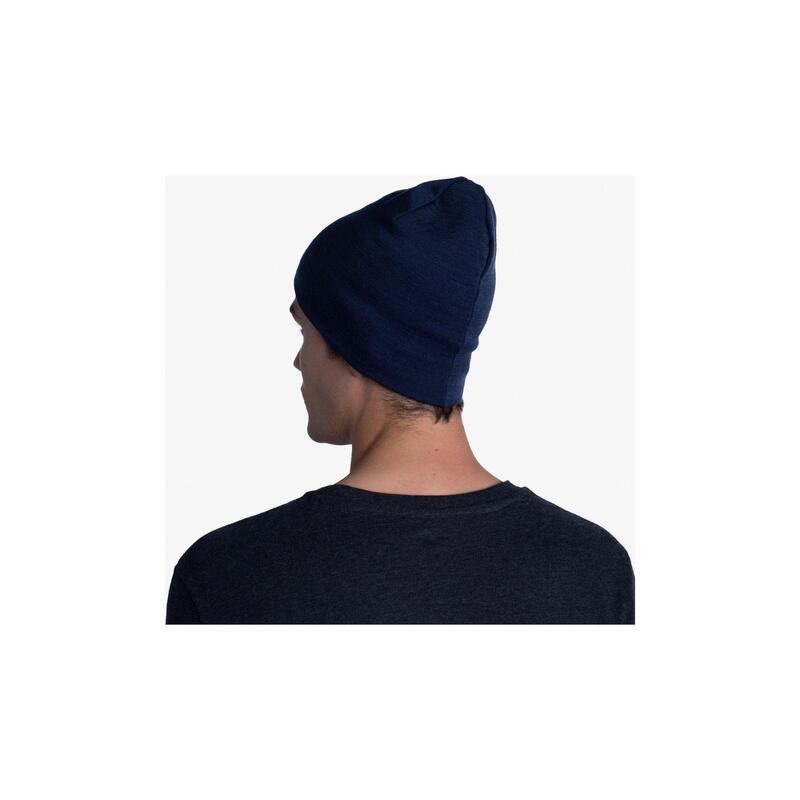 Czapka Merino Midweight Beanie - Melange Night Blue