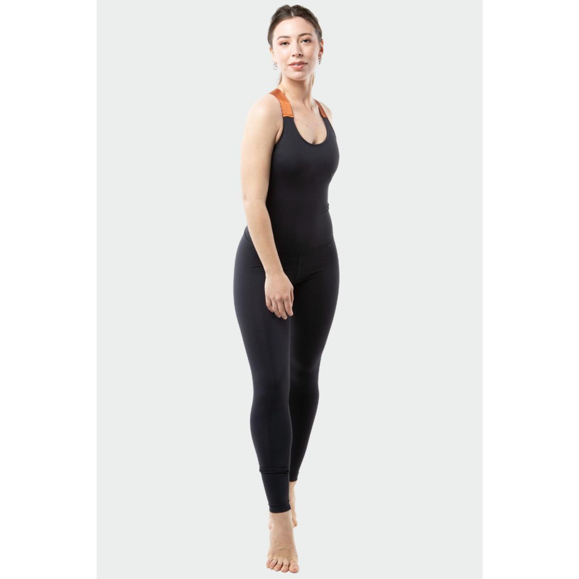 Combinaison de yoga gainante eco-conçu en fibre beodégradable