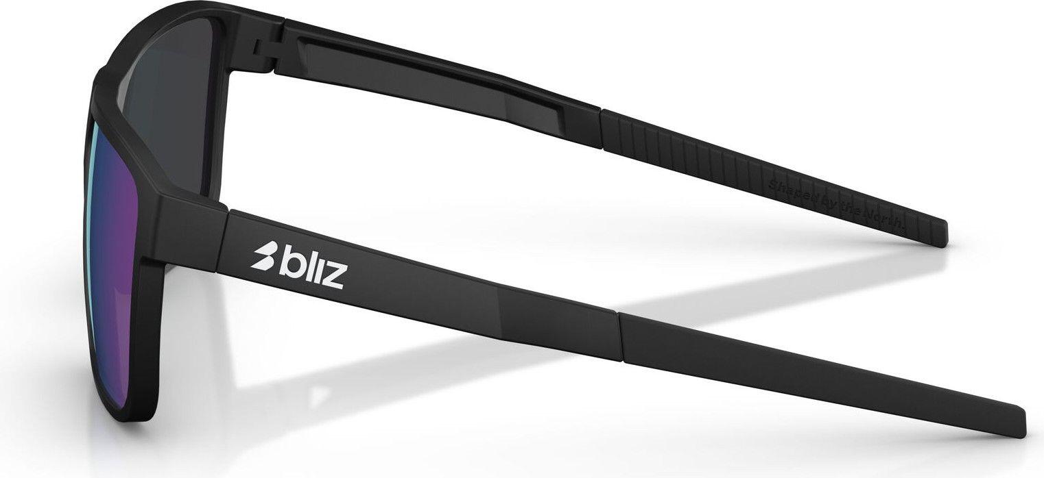 Lunettes Bliz A008 Noir Mat/Bleu 2/6