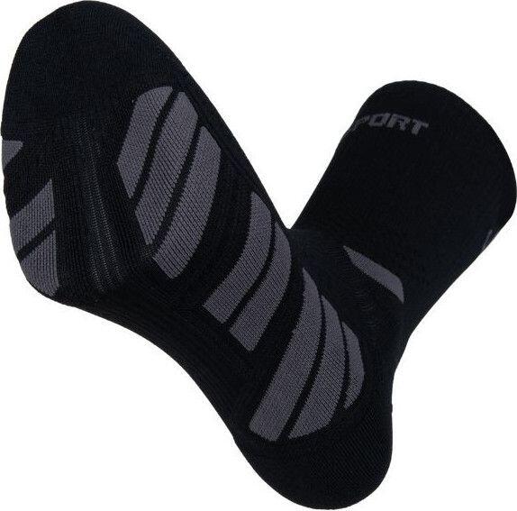 Chaussettes BV Sport Trail Ultra High Noir/Gris 2/3