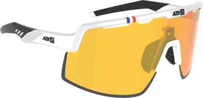 Azr speed rx verni white goggles / gold hydrophobic lens