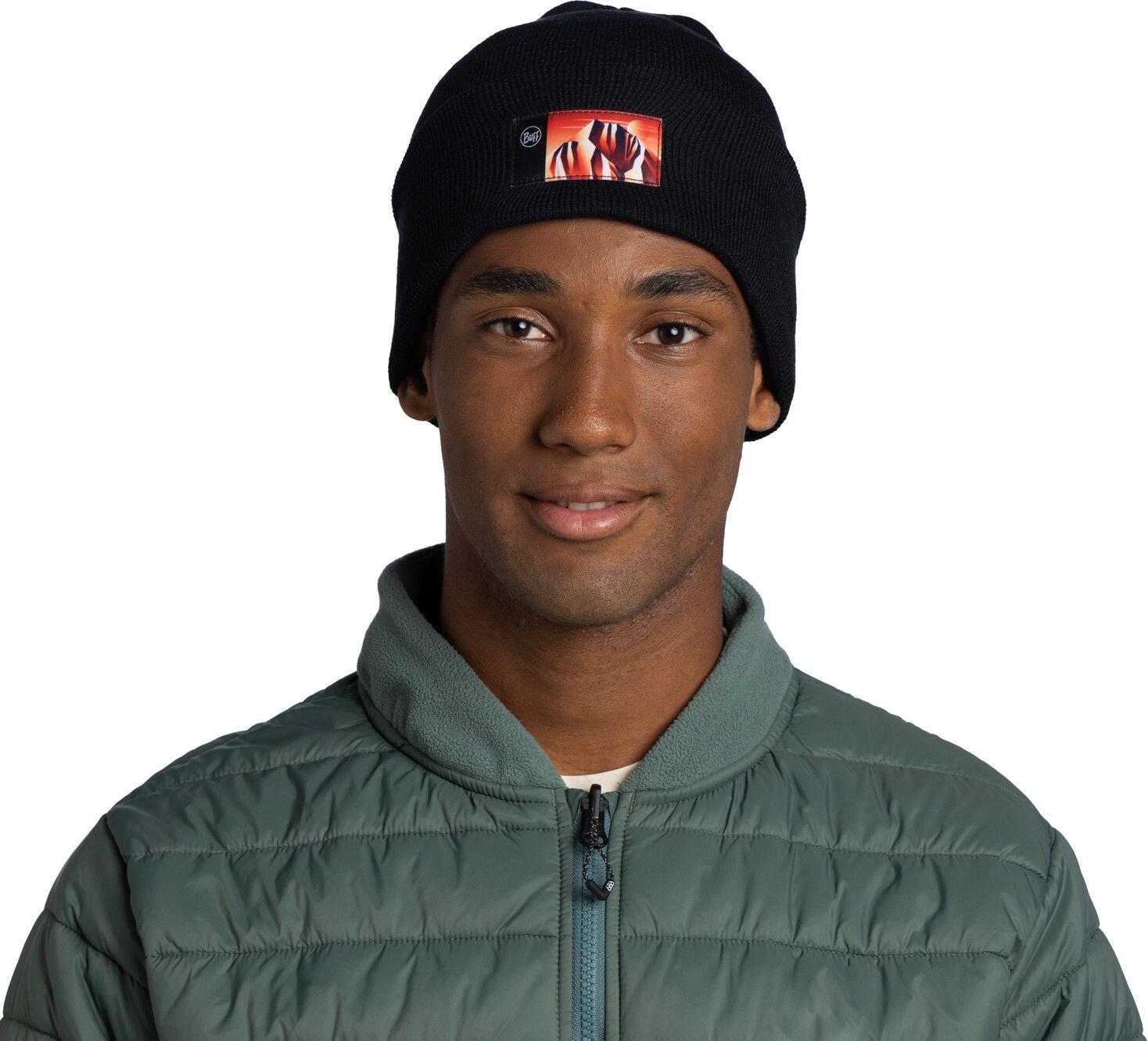 Gorro de malha Buff Lilon Gem Preto 3/4