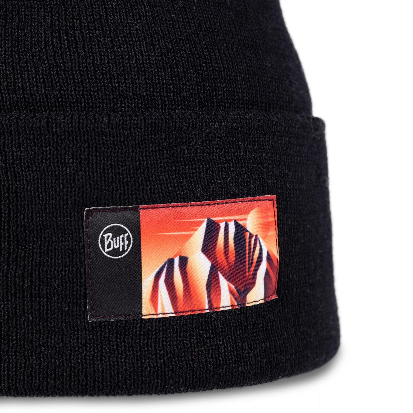 Gorro de malha Buff Lilon Gem Preto 2/4