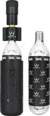 Holeshot co2-bandenvuller - road & gravel (16 g) - zwart