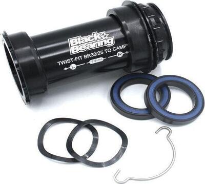 Black bearing pf30 79 mm trapas voor campagnolo (25 mm) stalen lagers