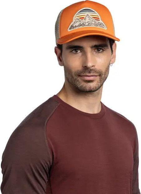 Boné Trucker Buff Laranja Bege 3/7