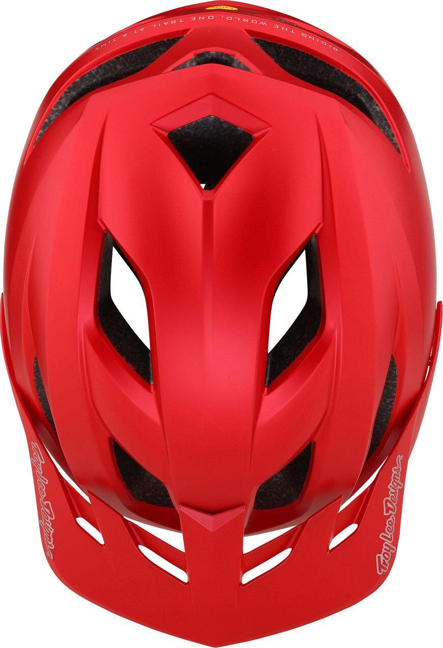 Troy Lee Designs Flowline Orbit Mips Capacete Vermelho 4/5
