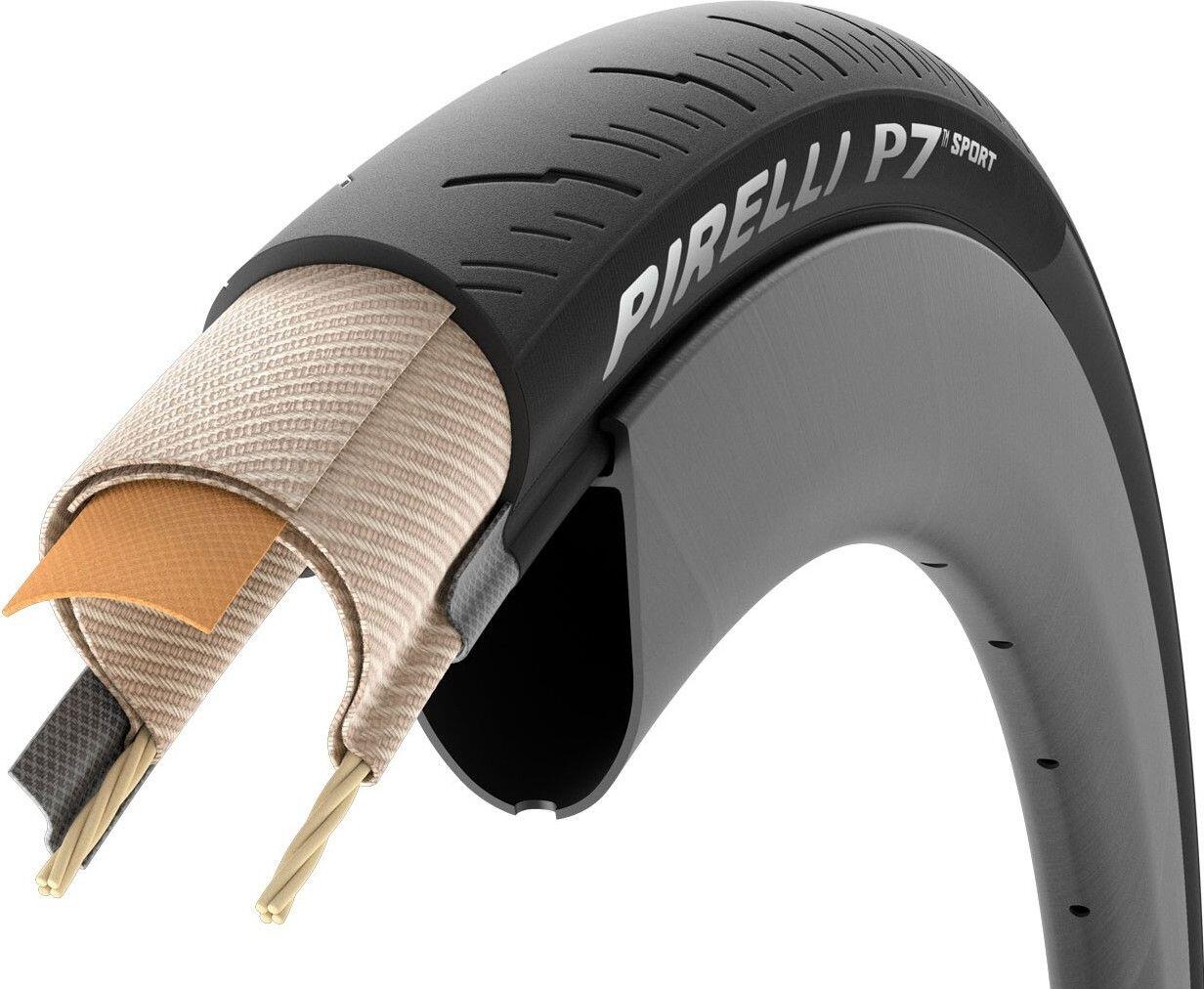 Cintura Pirelli P7 Sport 700 mm pieghevole per pneumatici da strada Tubetype Pro 2/5