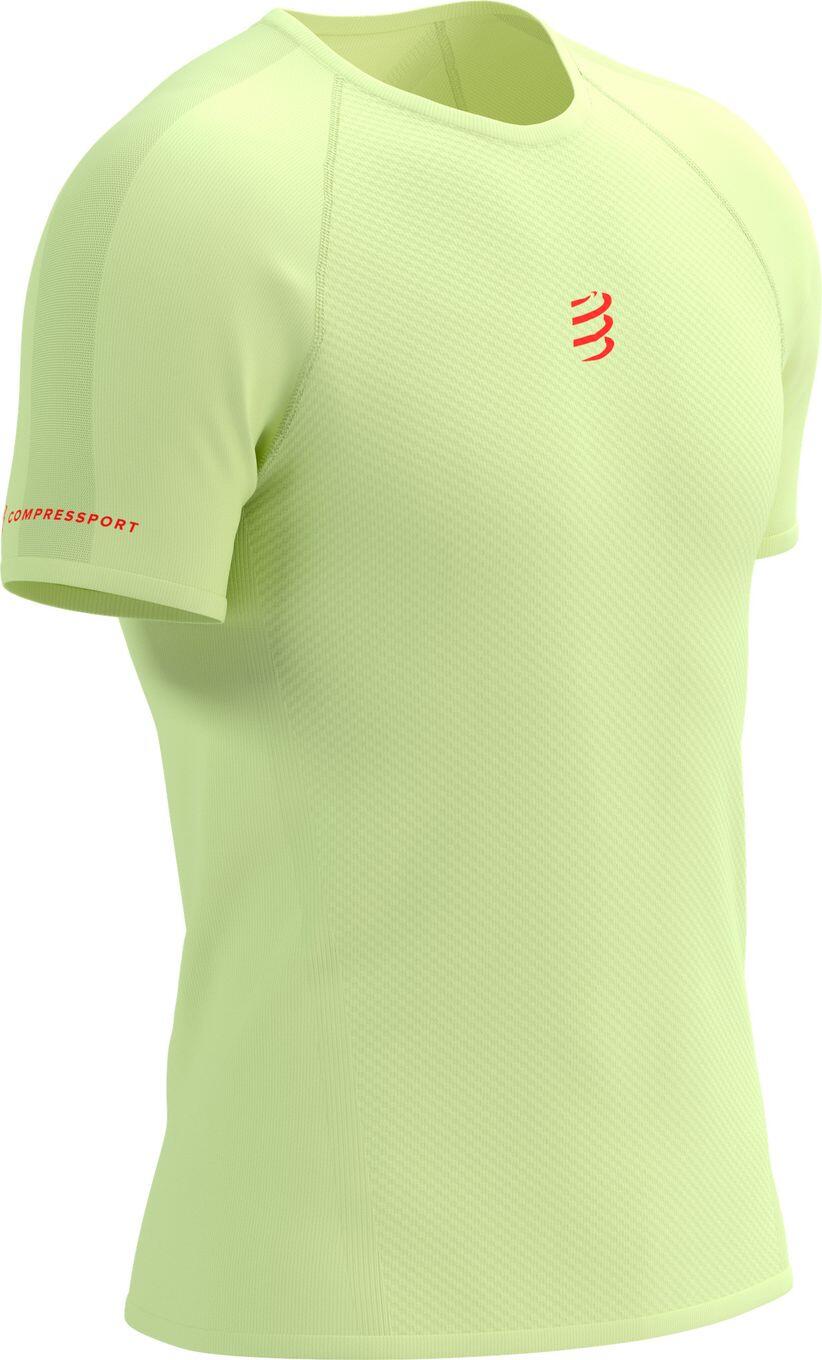 Maillot de manga corta Compressport Trail Racing Verde para hombre 3/7