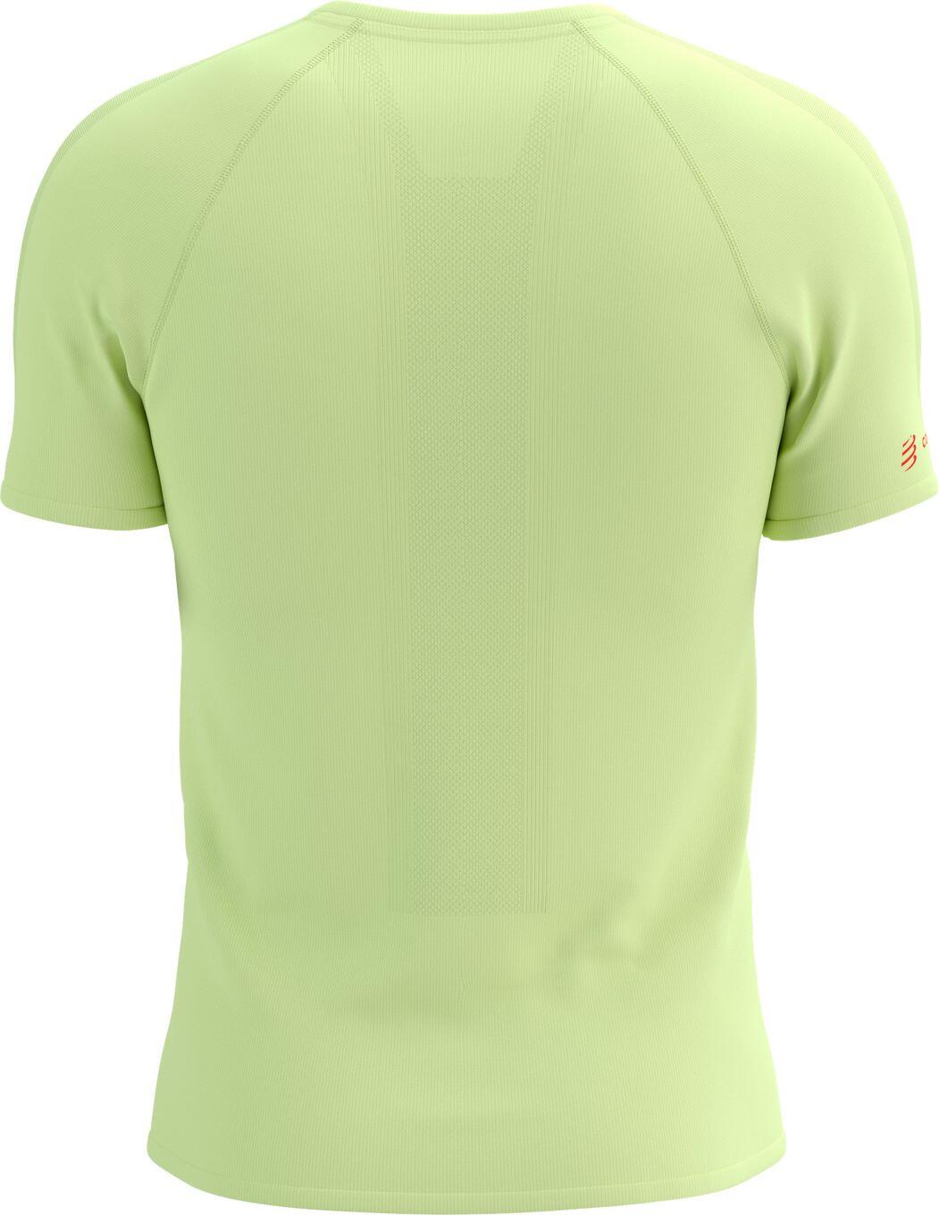 Maillot de manga corta Compressport Trail Racing Verde para hombre 2/7