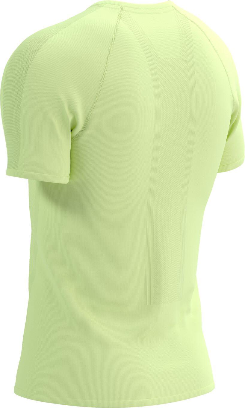 Maillot de manga corta Compressport Trail Racing Verde para hombre 4/7