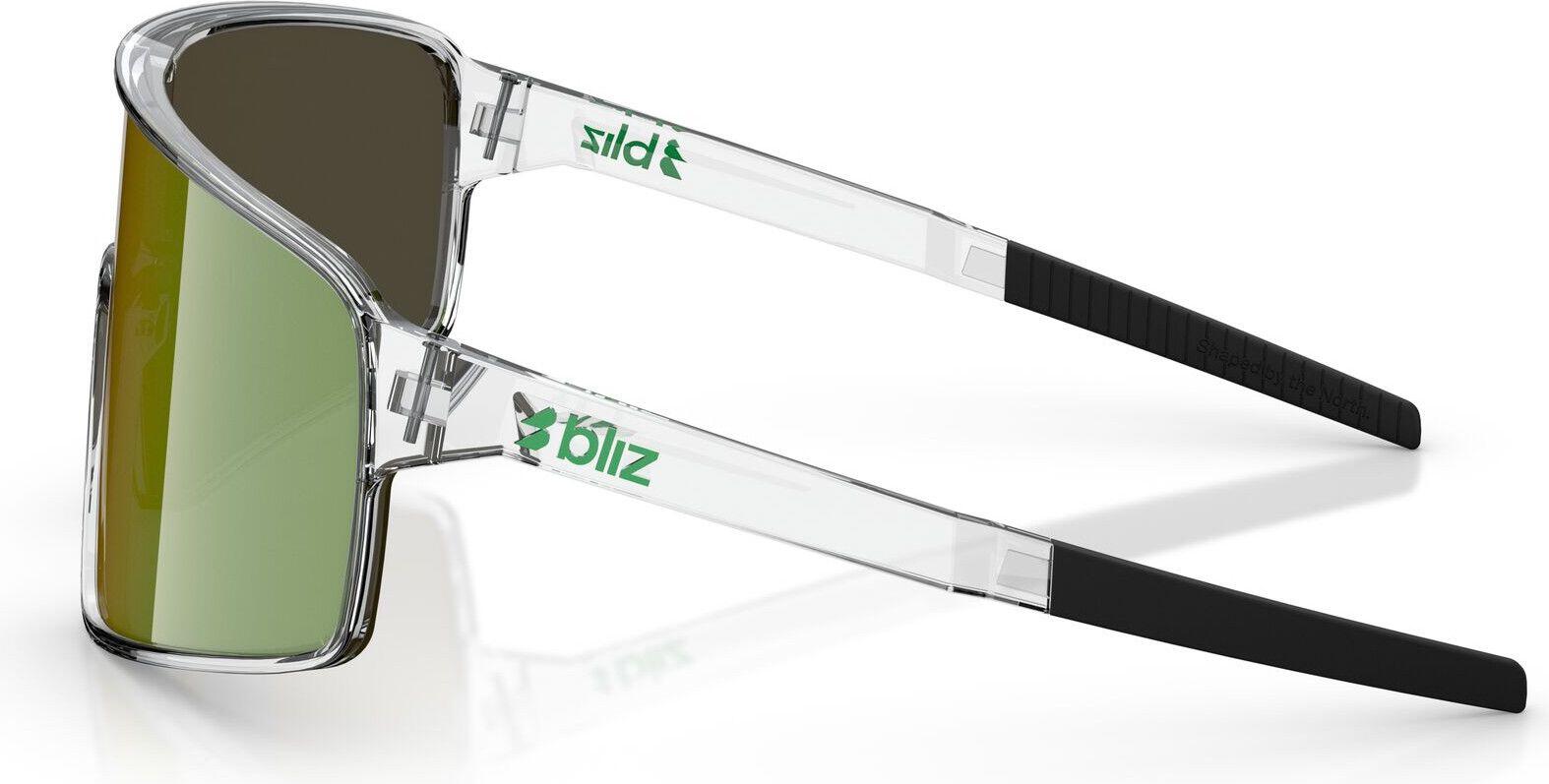 Gafas de sol unisex Bliz P001 L Transparente Blanco/Verde 2/6