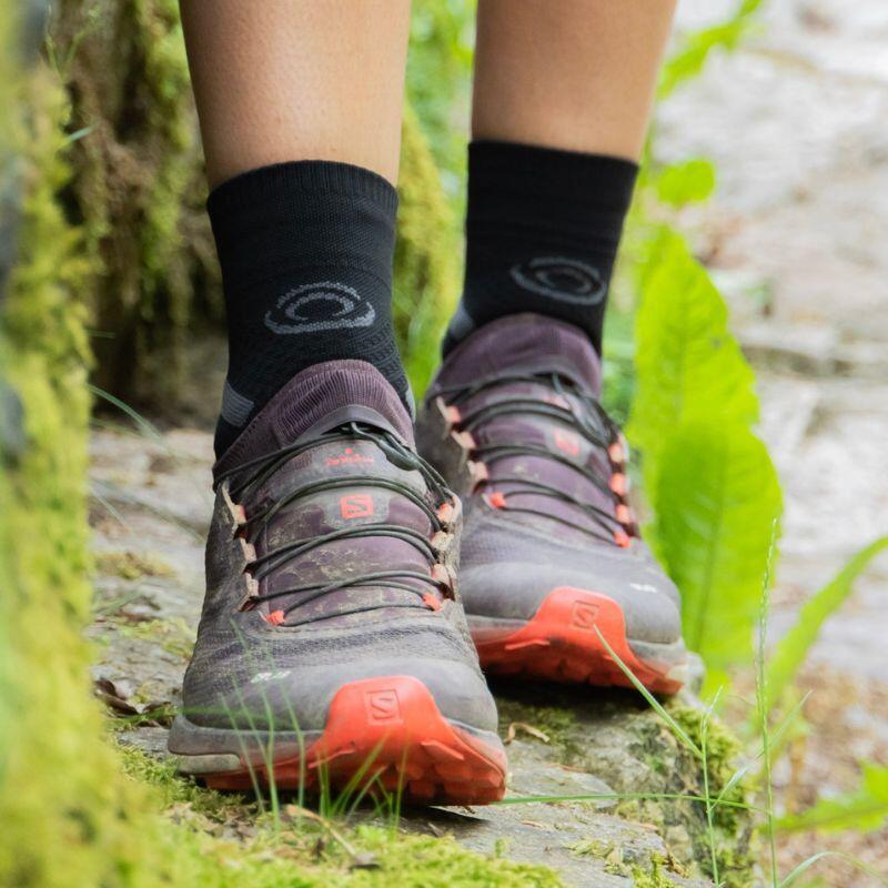 Chaussettes BV Sport Trail Ultra Mid Noir/Gris 4/4