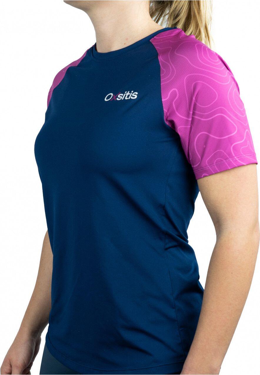 Oxsitis Origin Kurzarmshirt für Damen Schwarz Pink 2/4