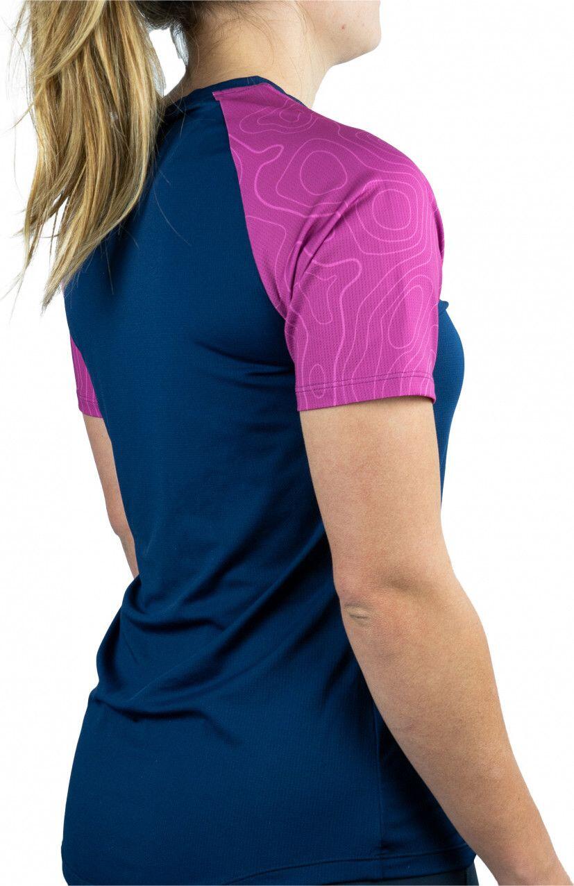 Oxsitis Origin Kurzarmshirt für Damen Schwarz Pink 4/4