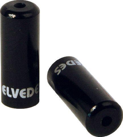 Chapeau de câble Elvedes 4,2 mm en aluminium noir (10 pièces) 1/1
