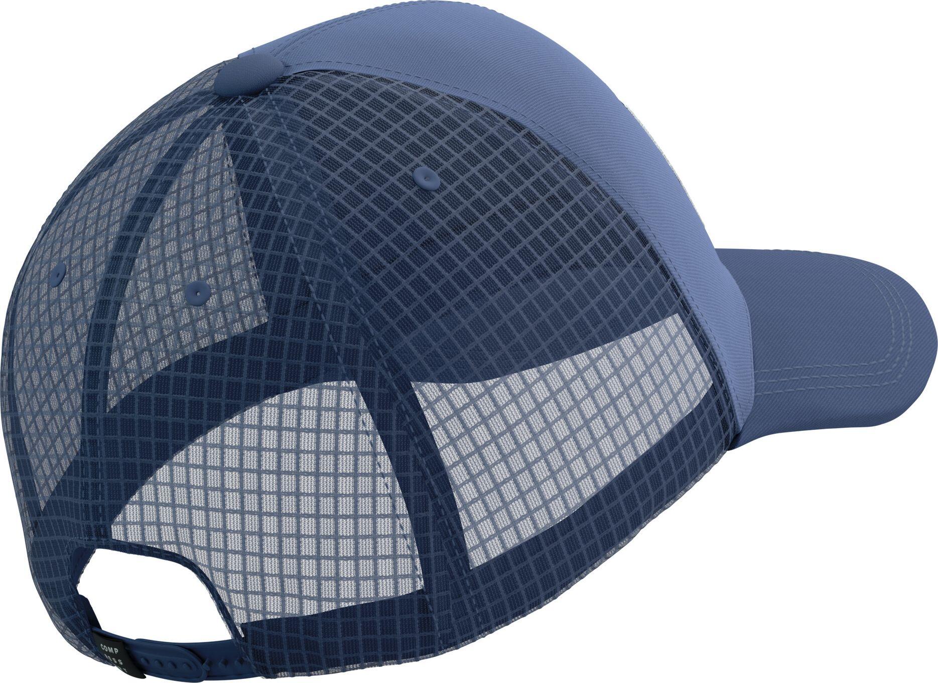 Gorra Compressport Trucker 6P Azul 3/4