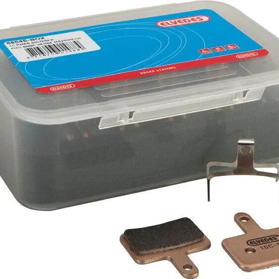 Pair of 10 metal bicycle brake pads Elvedes Shimano BR-M375, M415-M495, M515, M5